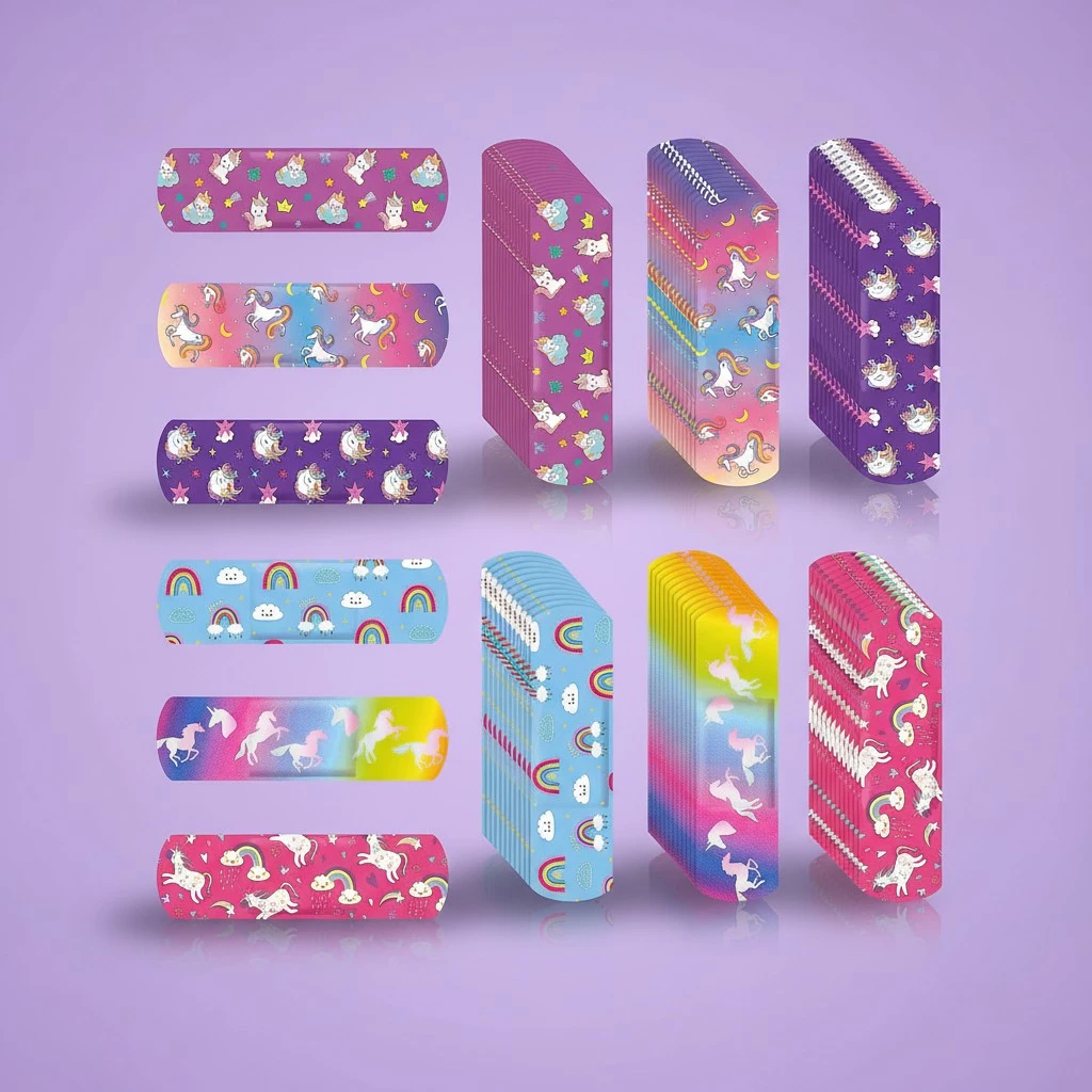 10 Sheets Hemostatic Patches Adhesive Bandages Breathable Bandages for Wound Lovely Wound Patches