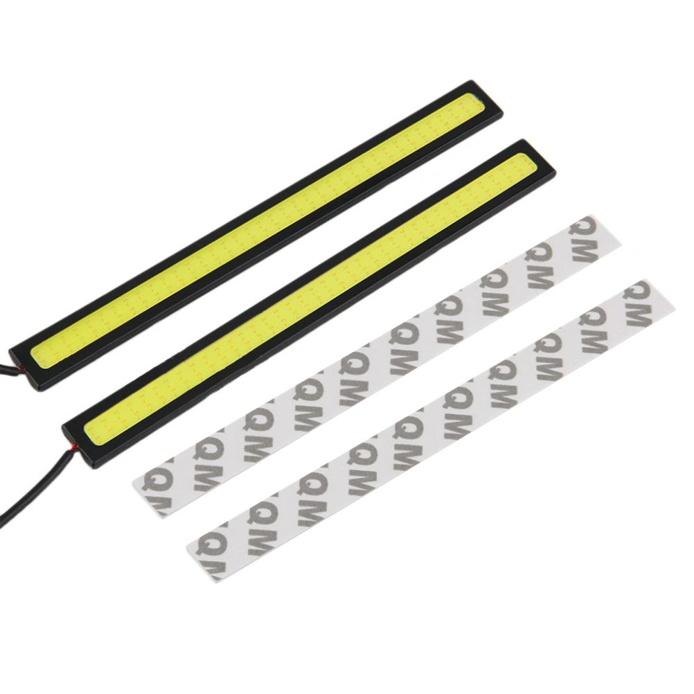 2pcs Car COB LED 12V Lights Waterproof  DRL Daytime Running Fog Driving Lamp