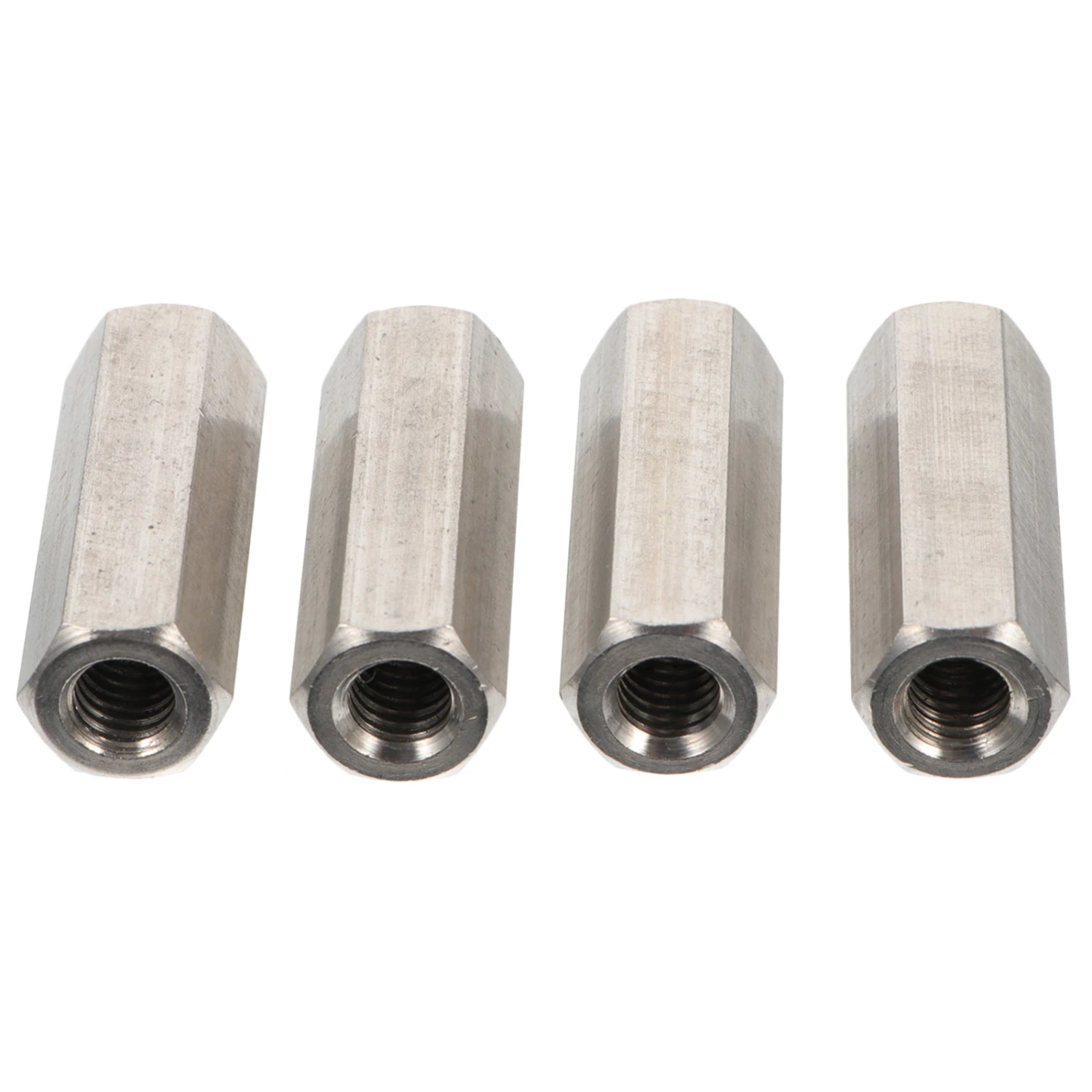 4pcs Useful Hexagon Nuts Sturdy Connectors Coupling Nuts Coupling Hex Nut