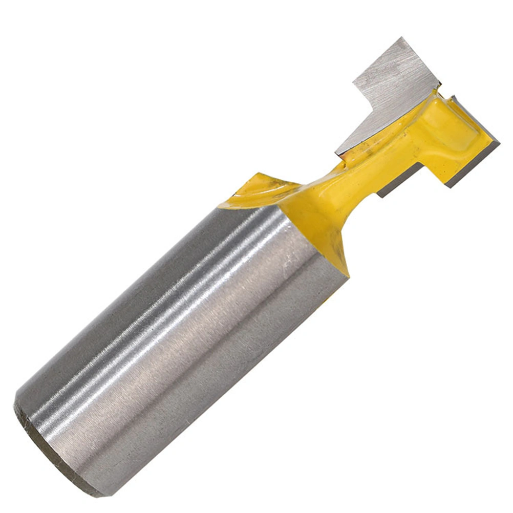 T-Slot Cutter Bit Steel Handle Woodworking Cutters Router Bit Photo Frame Milling (1/2 x 1/2 Inch)