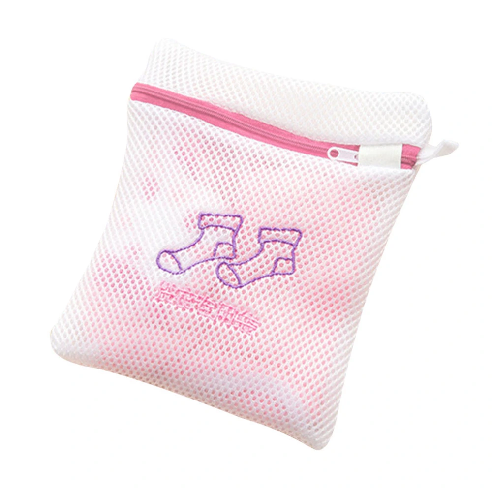 Thickened Double-deck Laundry Bag Fine Mesh Washing Bag Garment Delicates Protection Bag for Socks