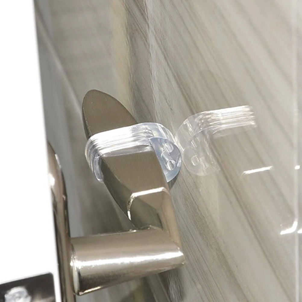 8pcs Door Handle Anti-collision Ring Door Stopper Wall Bumper Protector for Door Handle