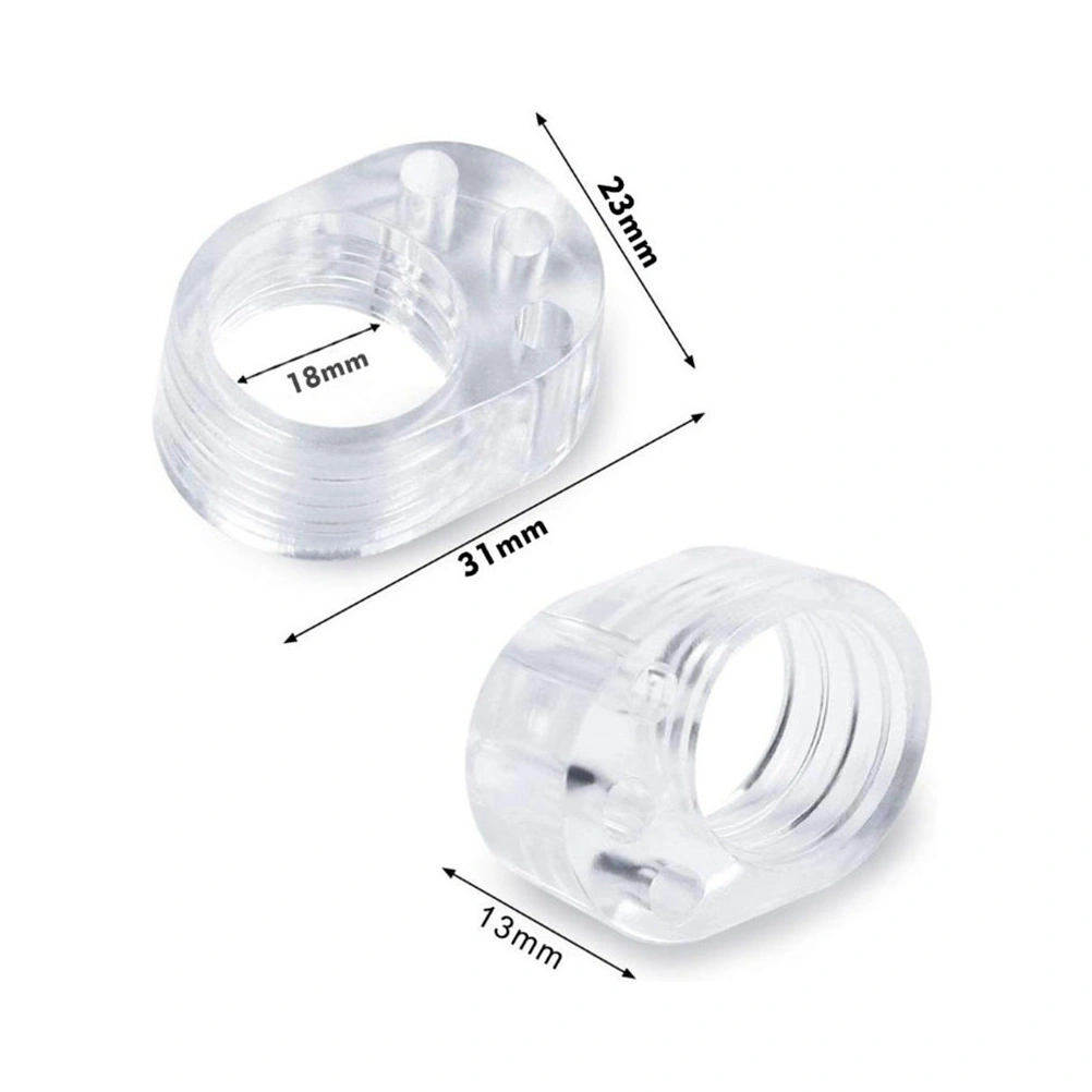 8pcs Door Handle Anti-collision Ring Door Stopper Wall Bumper Protector for Door Handle