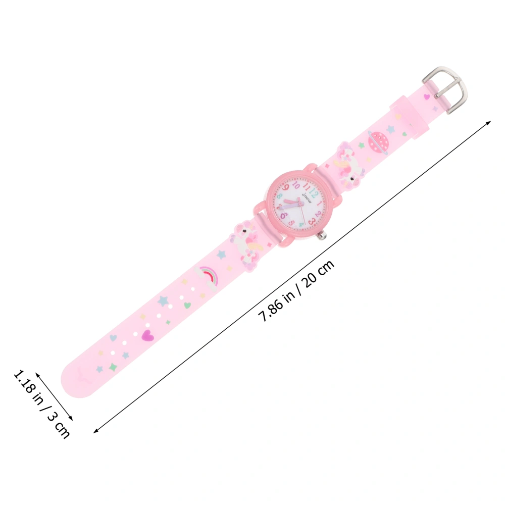 Fashion Kids Children Unicorn Watch Students Waterproof Quartz Dress Wristwatch