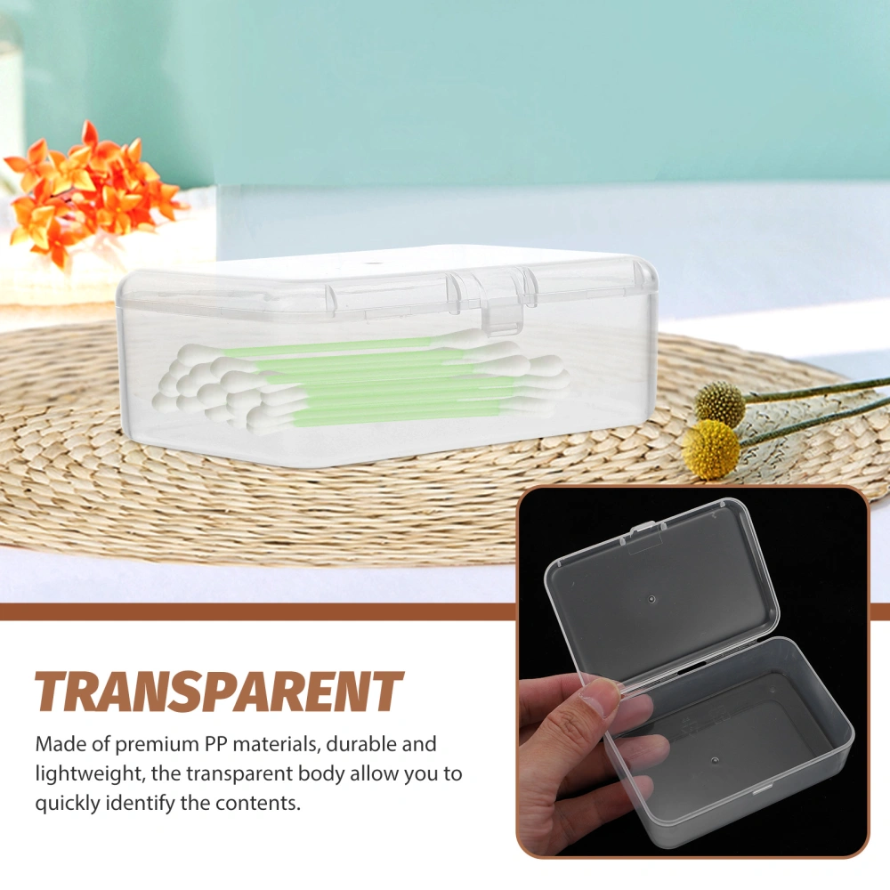 6Pcs Portable Dental Floss Packing Boxes Reusable Storage Boxes Cotton Swab Containers