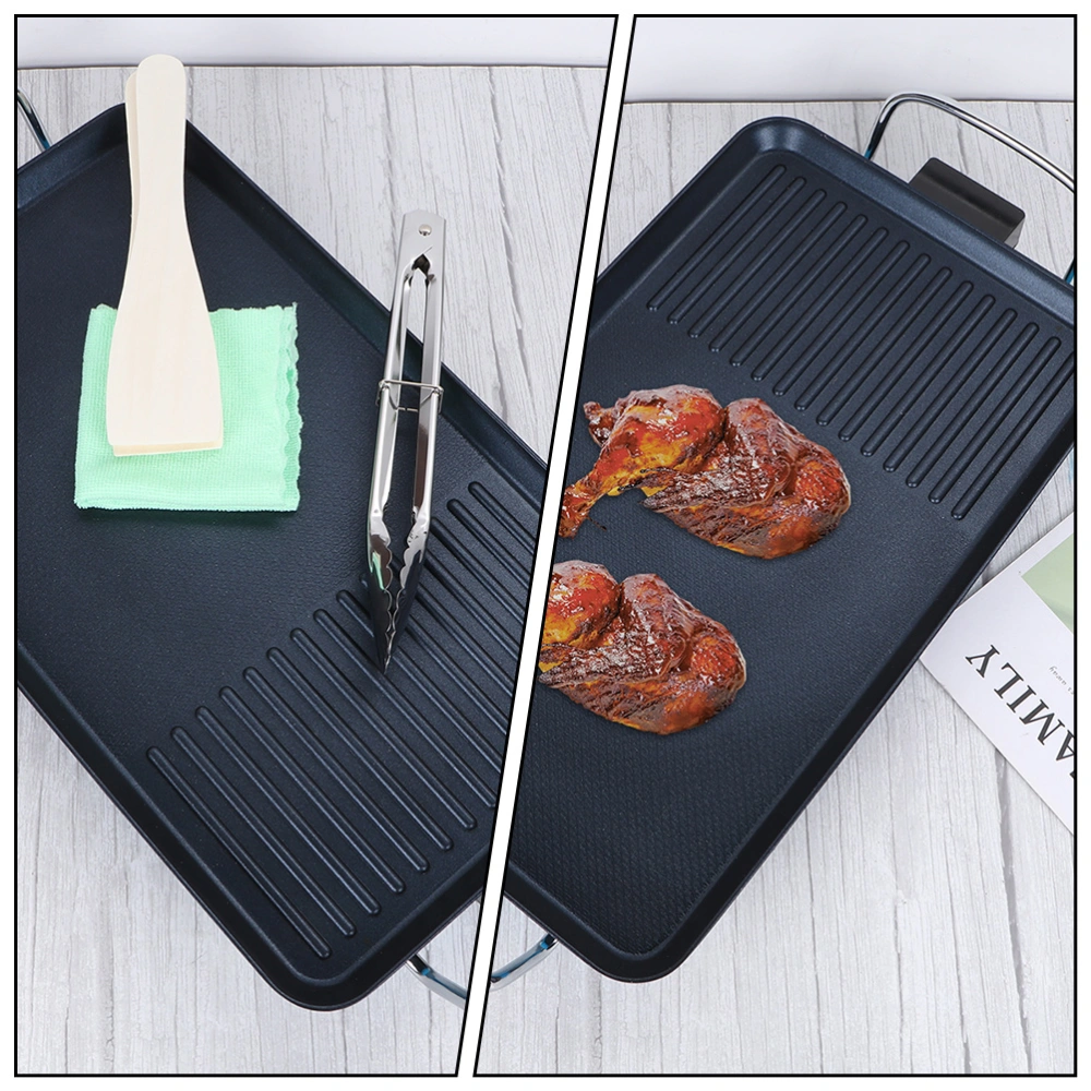 1 Set Electric Grill Smokeless Barbecue Machine Electric Baking Tray (UK Plug)