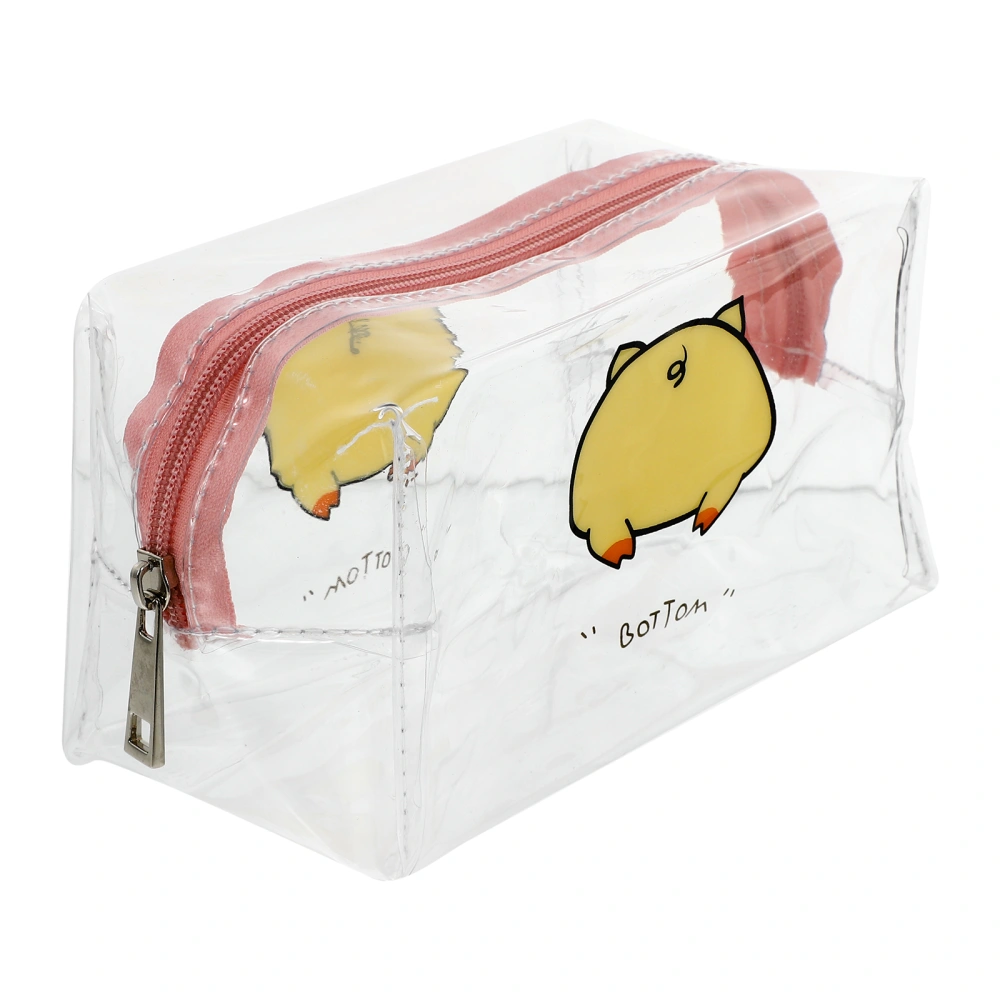 1Pc Makeup Storage Bag Lovely Piglet Pattern Bag Household Toiletry Pouch