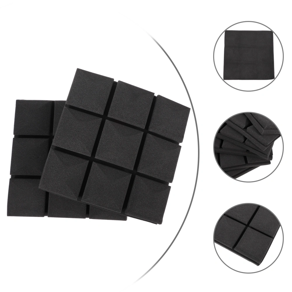 12Pcs Studio Acoustic Panels Sound Absorbing Panel Soundproof Wall Tiles