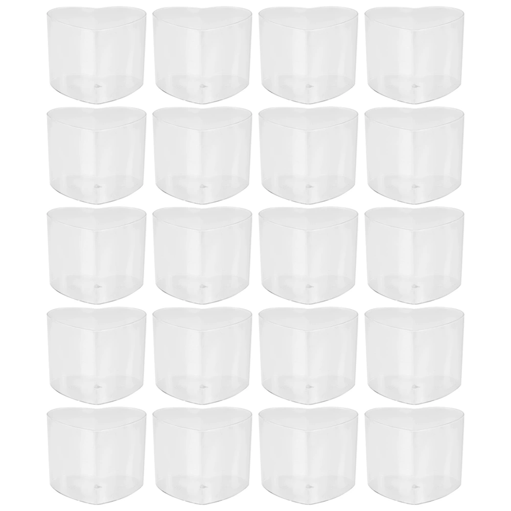 20pcs Dessert Cups Ice Cream Containers Pudding Storage Cups Cake Holders