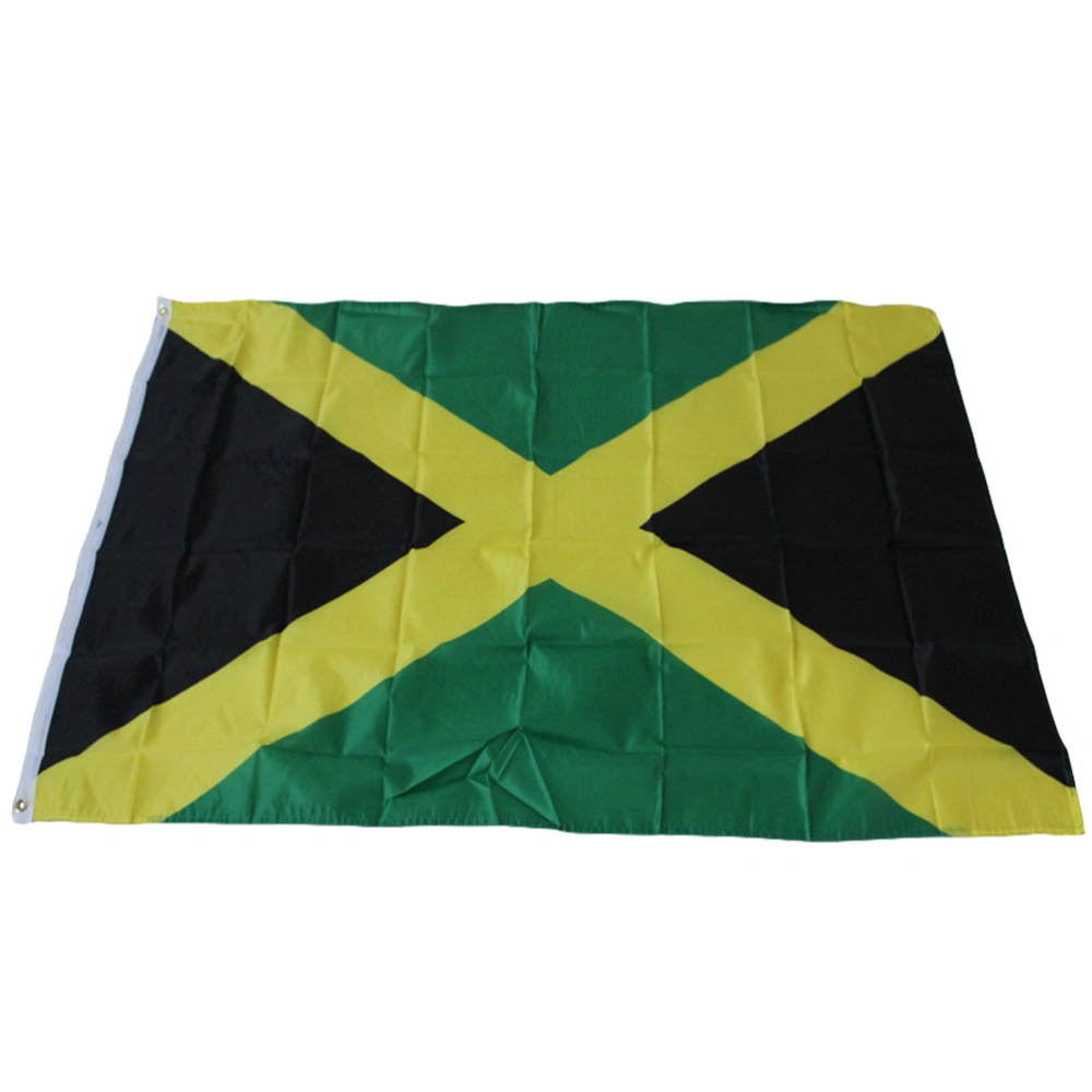 Polyester Jamaican Flag Large Jamaica National Country Flag Banner 90 x 150 cm