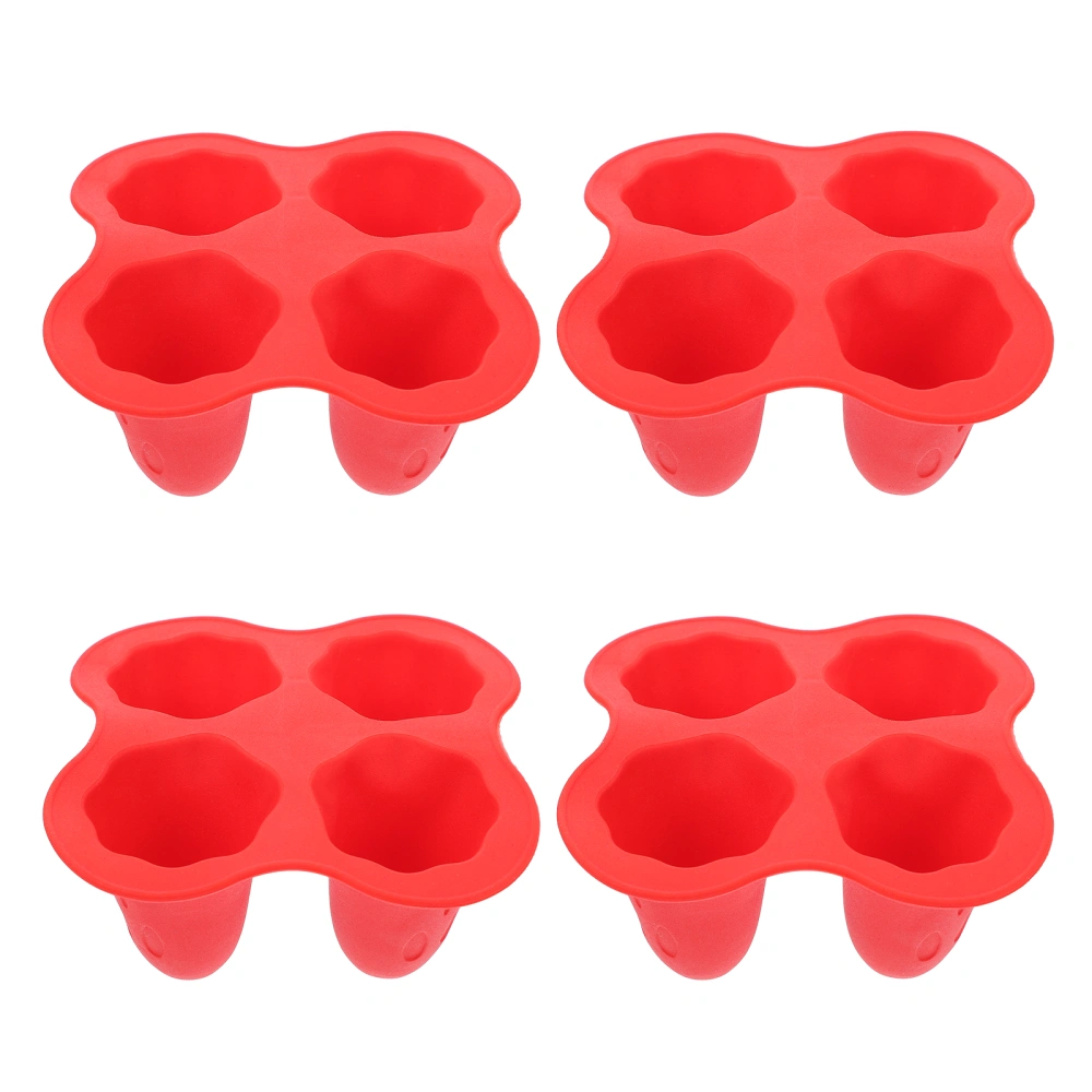 4pcs Halloween Ghost Ice Mold Silicone Ice Maker Molds Home Ice Making Molds