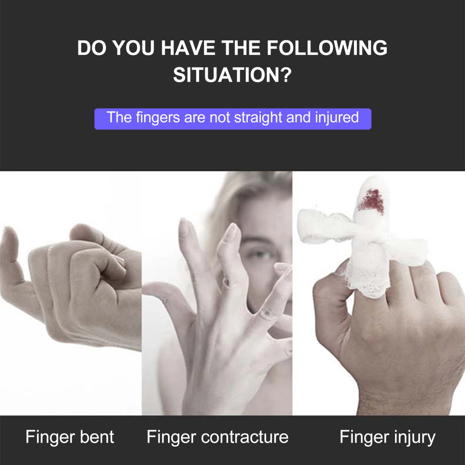 1pc Trigger Finger Splint Mallet Finger Brace Finger Support Finger Protector
