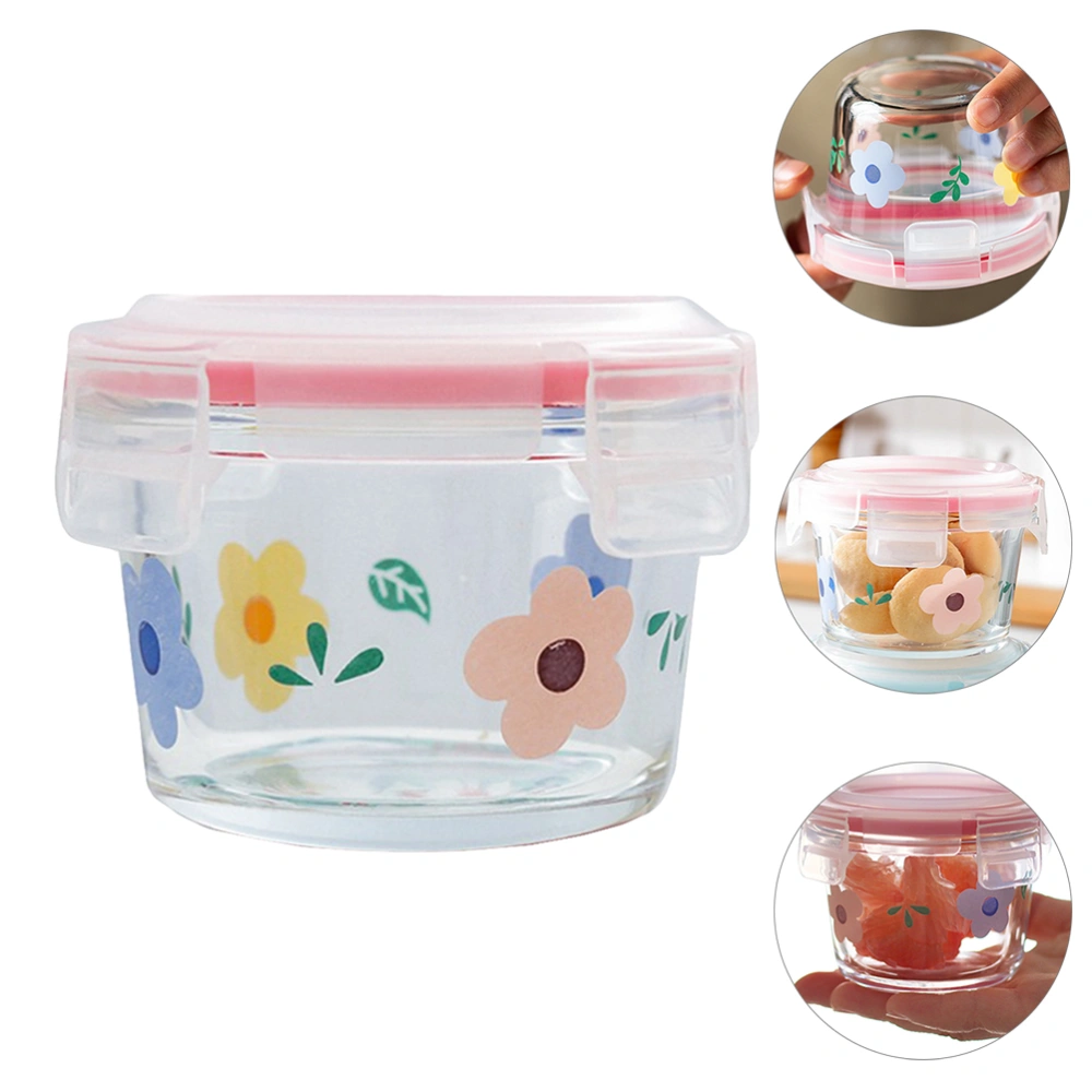 Practical Snack Food Case Snack Food Box Sealed Box Jam Box for Home (130ml)