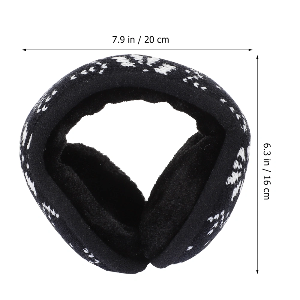 1 Pc Warm Earmuff Knitted Winter Ear Warmer Plush Earmuff Ear Warm Protection