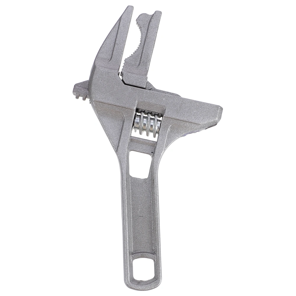 Versatile Large Opening Short Handle Adjustable Wrench Movable Spanner