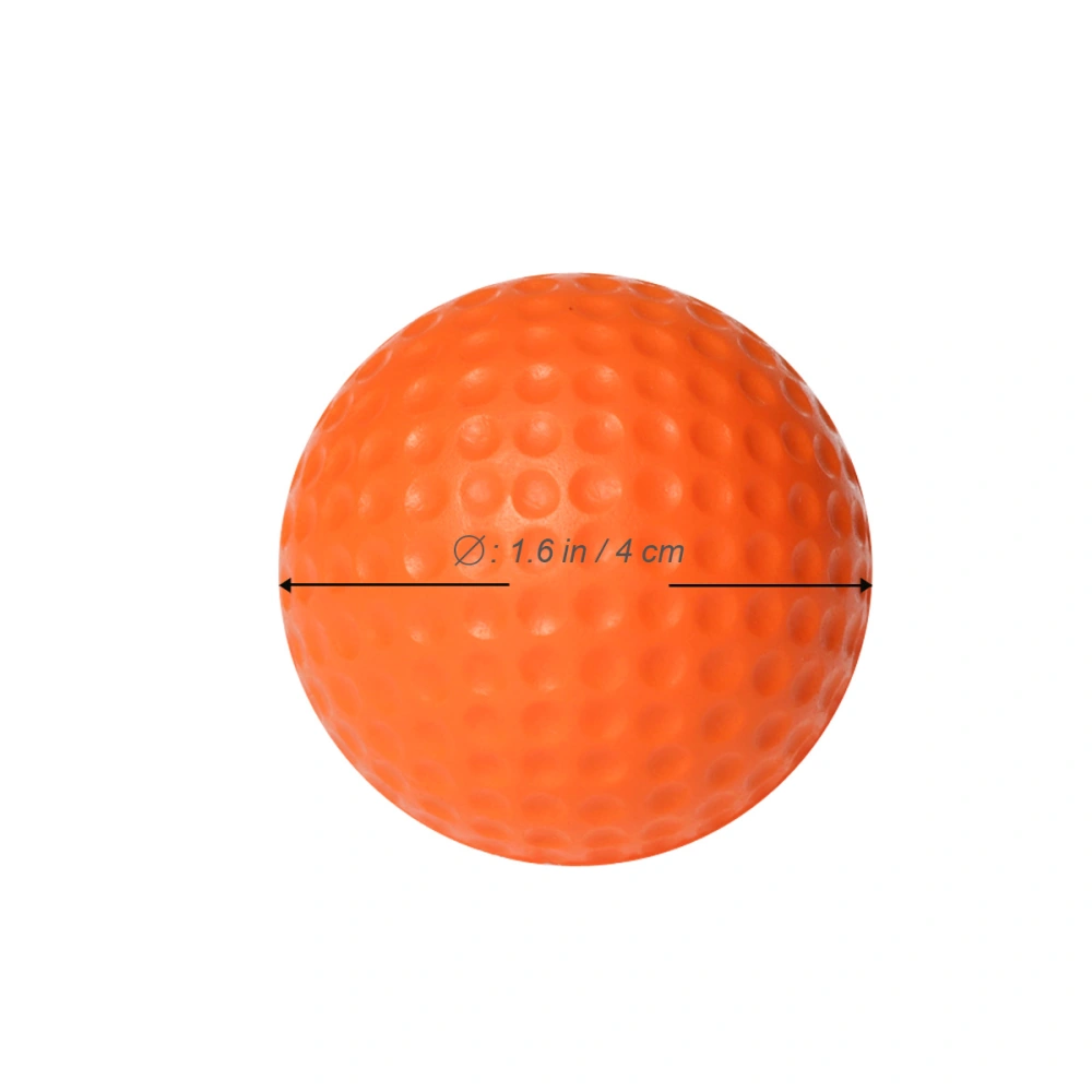 6pcs Flexible Practice Balls PU Golfballs Indoor Outdoor Training Ball (White + Yellow + Blue + Red + Orange + Green)