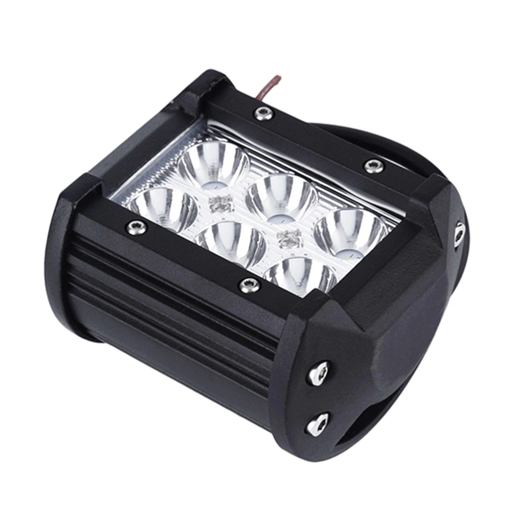 10V-30V 18W 4 Inch Car Motorcycle E-bike LED Headlight Roof Lamp Car Light Accessories (White)