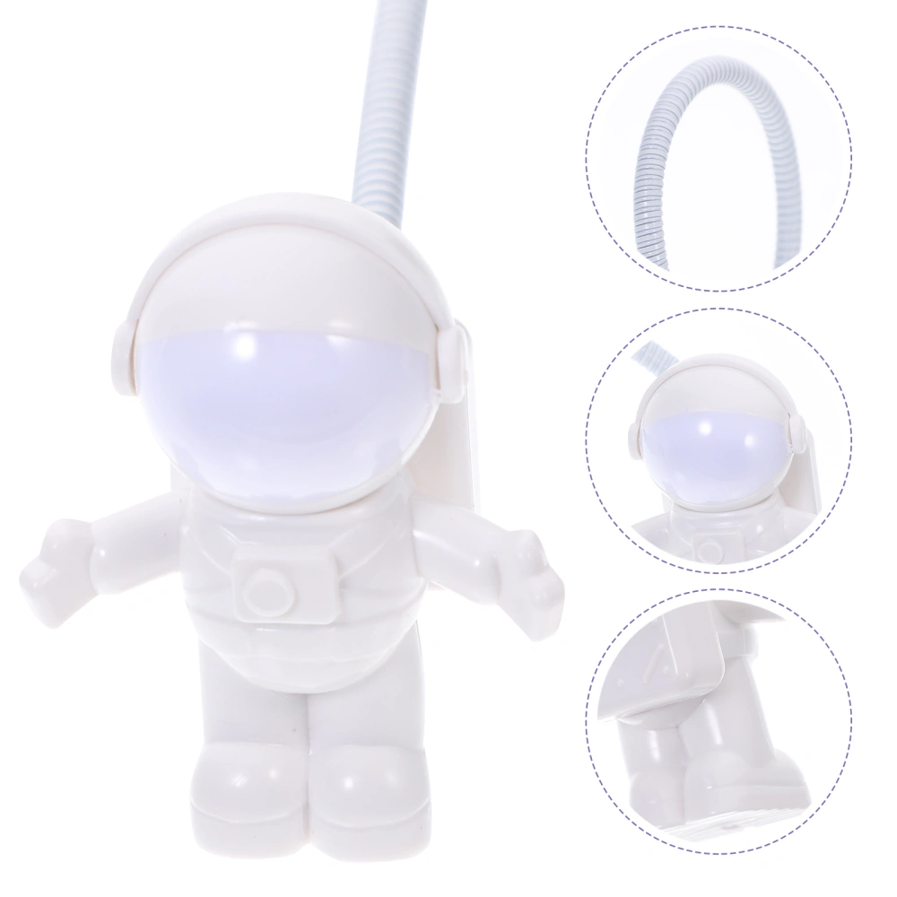 1PC Astronaut Pattern USB Night Lights Dormitory Table Lamp LED Reading Light Student Eye-Protection Table Lamp Bedside Lamp Night Light