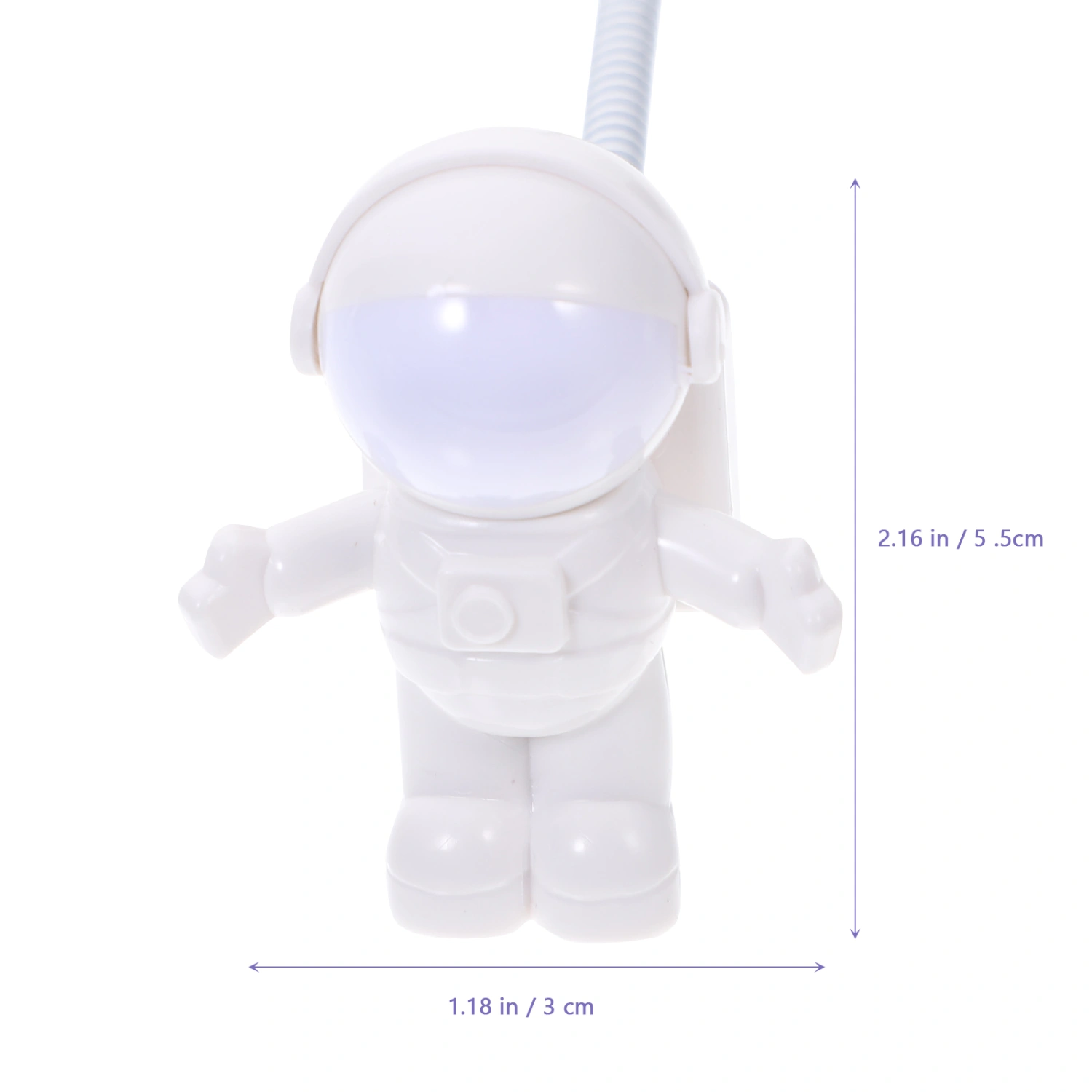 1PC Astronaut Pattern USB Night Lights Dormitory Table Lamp LED Reading Light Student Eye-Protection Table Lamp Bedside Lamp Night Light