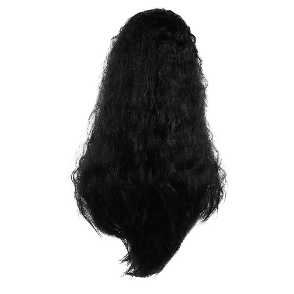 Prevalent Curly Wig Chic Afro Kinky Curly Hair Wig Trendy Hair Accessory (Black)