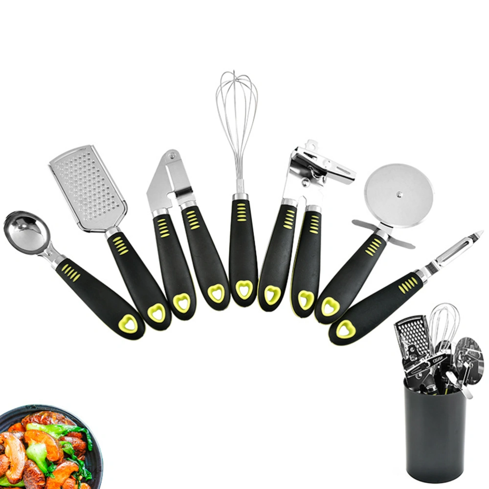 7pcs Kitchen Utensils Set Stainless Steel Kitchen Gadgets Non-Stick Cooking Tools