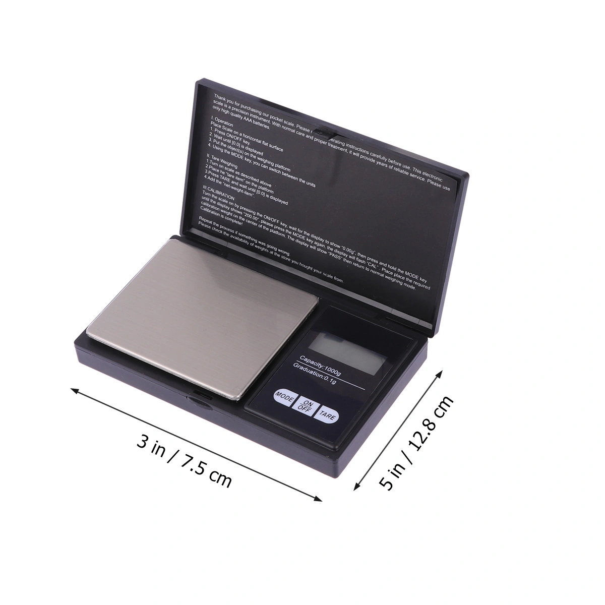 Miniature Electronic Jewelry Scale 1KG/0.01G High Precision Jewelry Scale Balance Electronic Digital Packet Scale