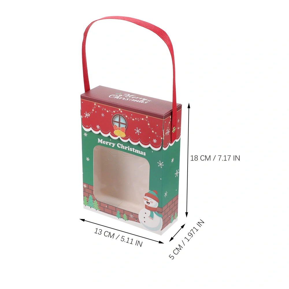 5 Sets Christmas Candy Storage Case Snack Gift Box Cookie Gingerbread Box