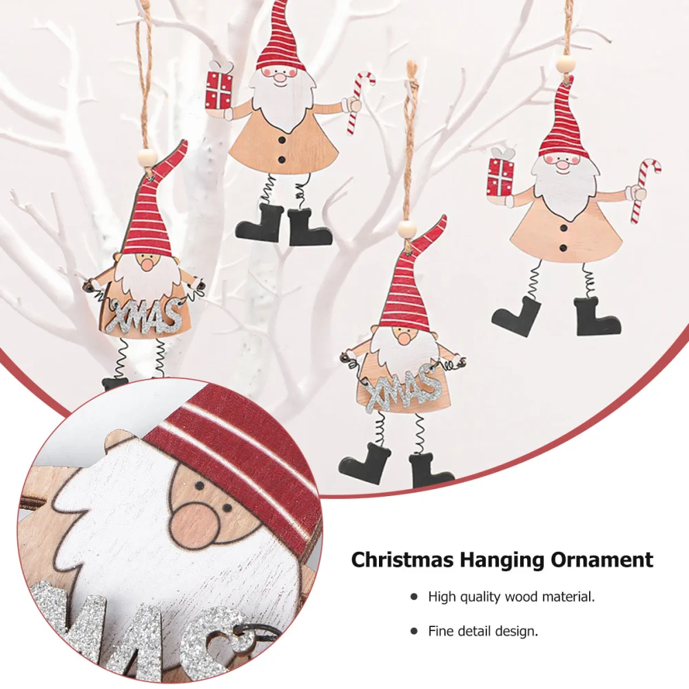 3PCS Christmas Faceless Doll Pendant Festival Christmas Tree Decoration Creative Christmas Themed Hanging Decor for Party Tree Wall Door (Letter Style Colorful)