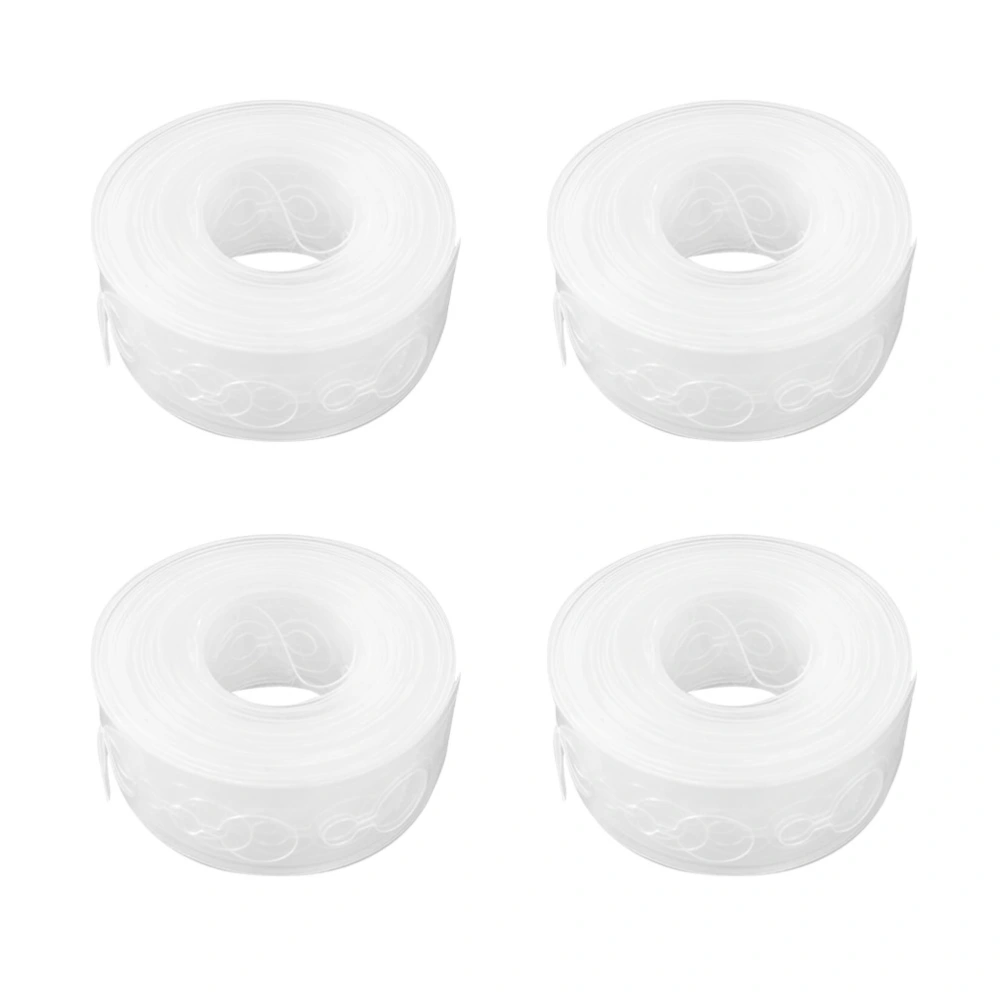 5 Pcs 5M Dual Holes Plastic Balloon Chain Tape Arch Connect Strip for Wedding Birthday Party Decor Garland Streamer Balloons Modeling Tool Birthday Party Wedding Decoration Supplies