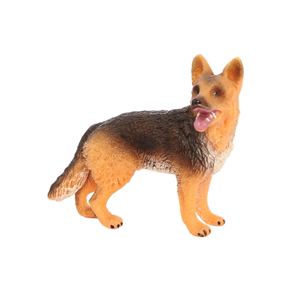 Plastic Dog Figurine Creative Dog Model Adornment Realistic Animals Model Ornament