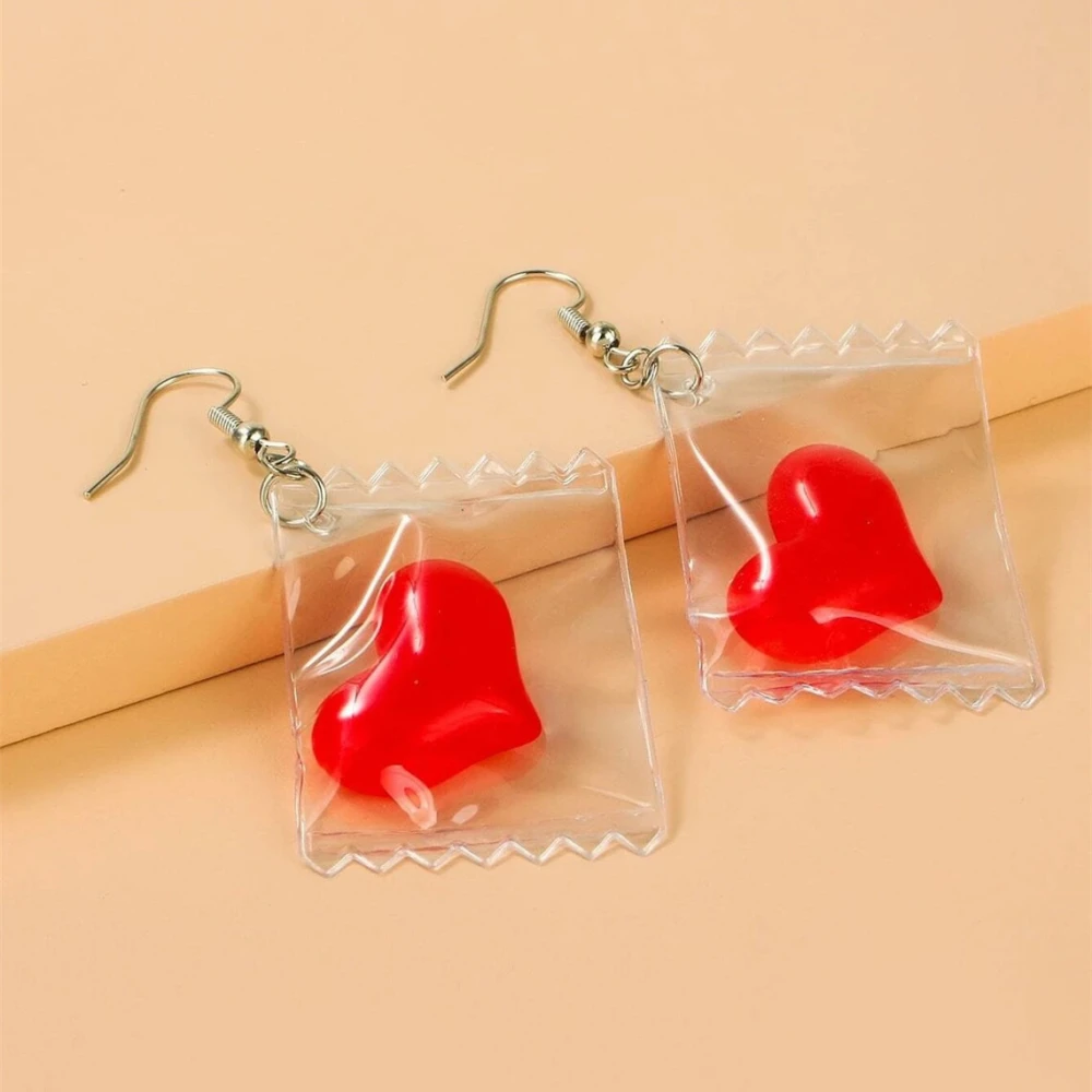 1 Pair Drop Earrings Candy Bag Earrings Statement Earrings Hook Earrings for Women Teen Girls