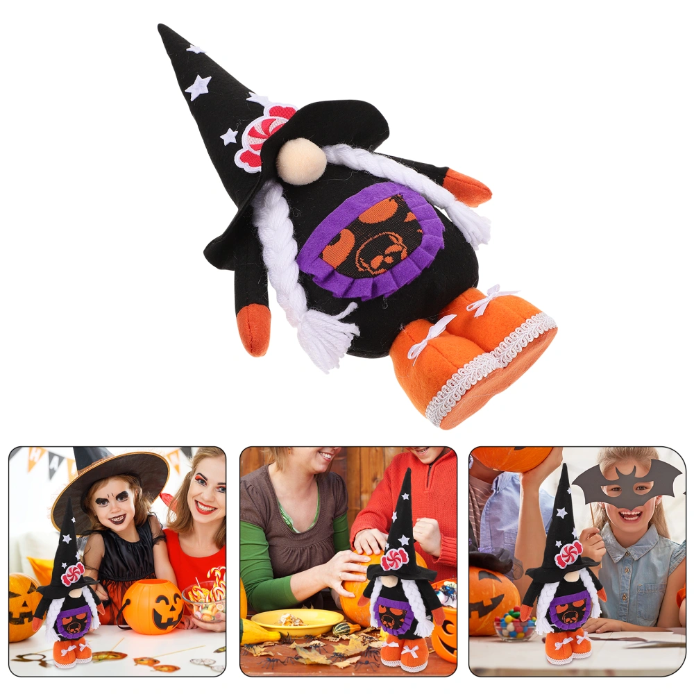 1pc Halloween Faceless Doll Ornament Delicate Party Dwarf Doll Adorn Kids Gift