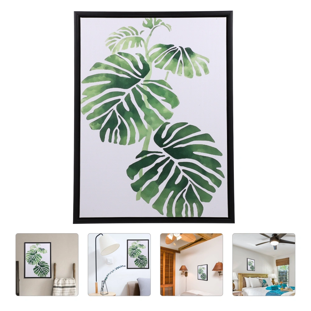 Green Leaf Wall Art Painting Green Plant Wall Painting Hanging Picture