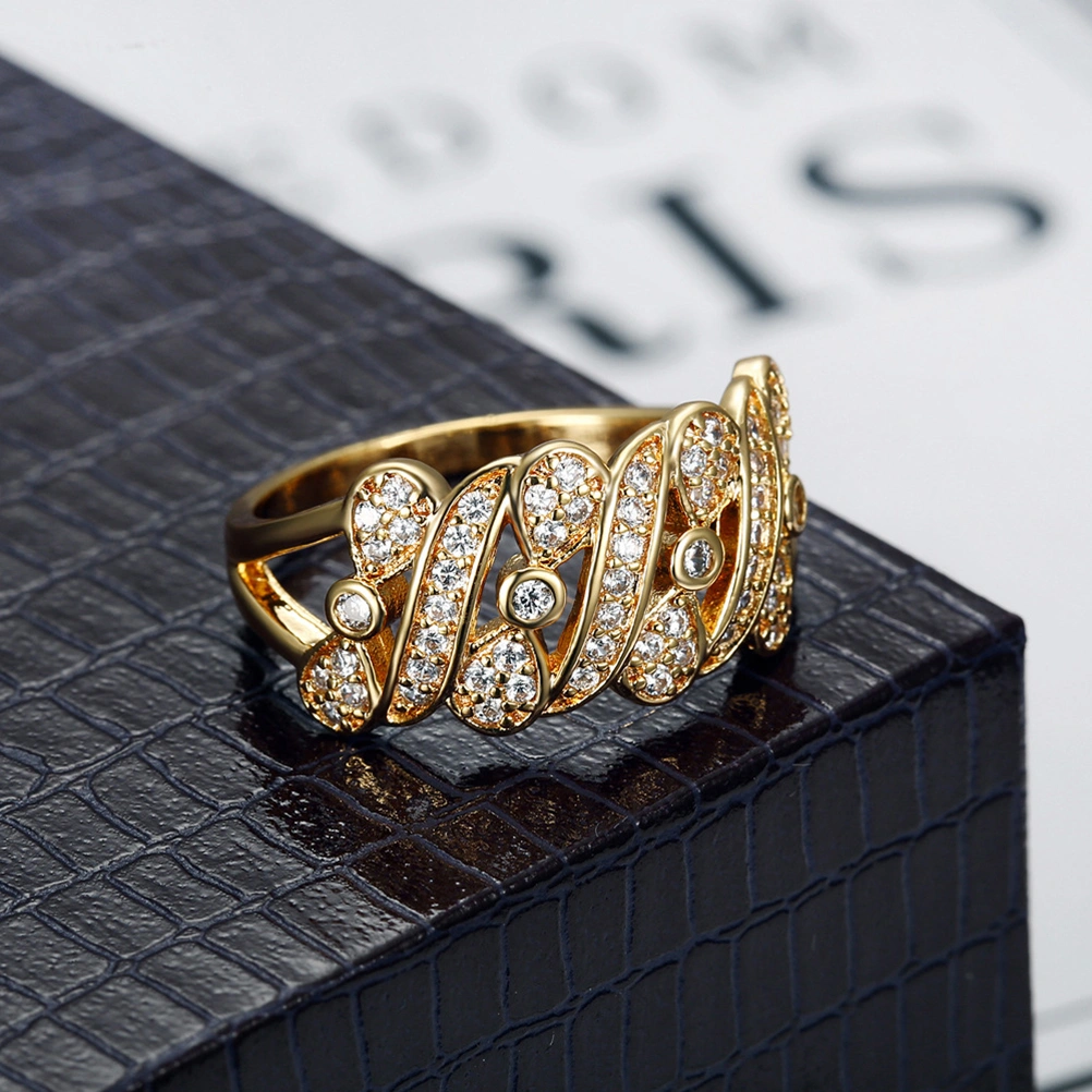 Fashion Rings Bowknot Zircon Ring Classic Ring Jewelry Accessories for Women Girls (7#)