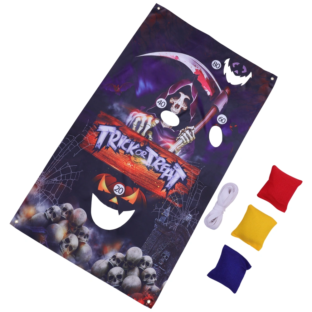 1pc Children Toss Game Banner Halloween Garden Flag Festival Decoration