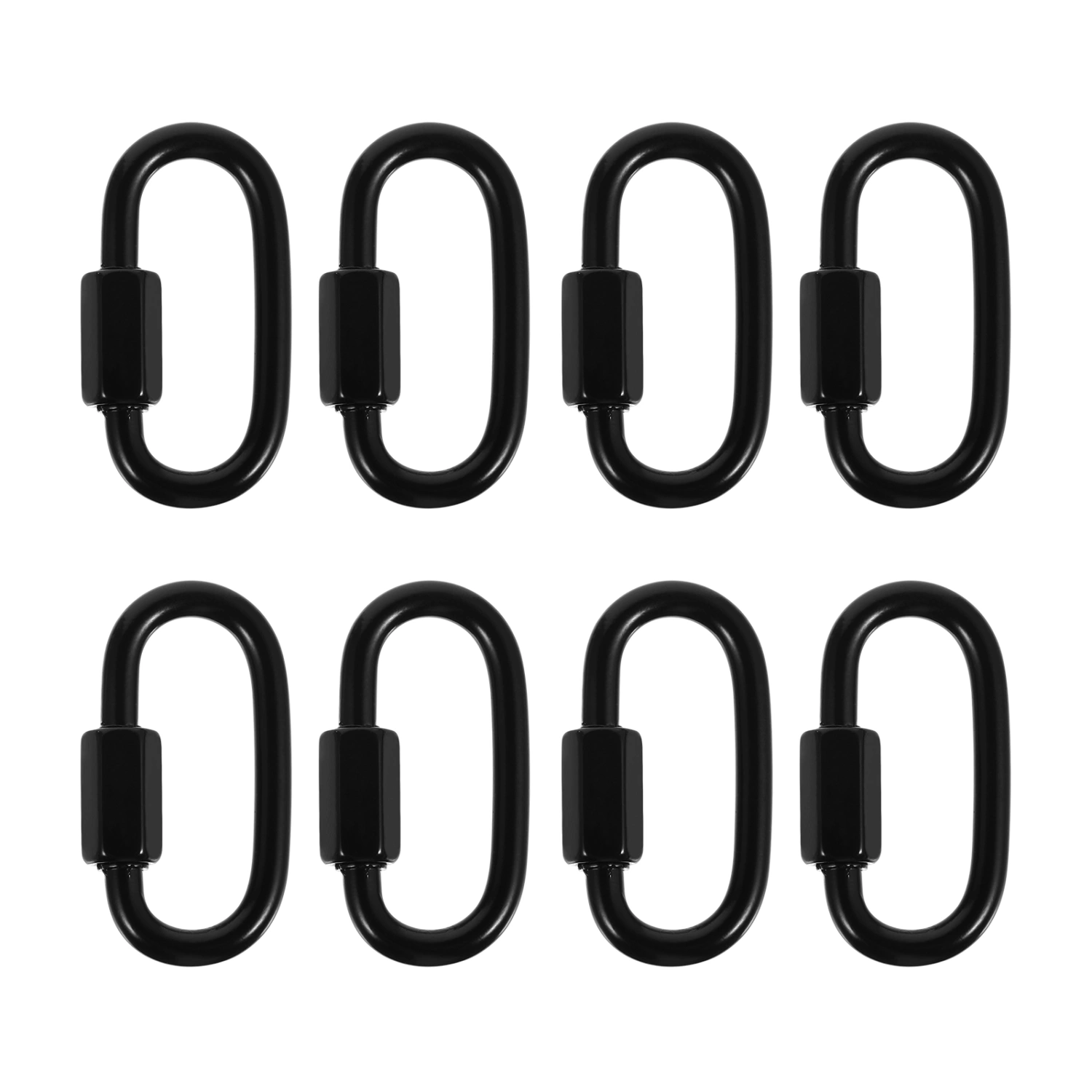 8 Pcs Stainless Steel Chain Links Quick Links Heavy Duty Trailer Safety Locking