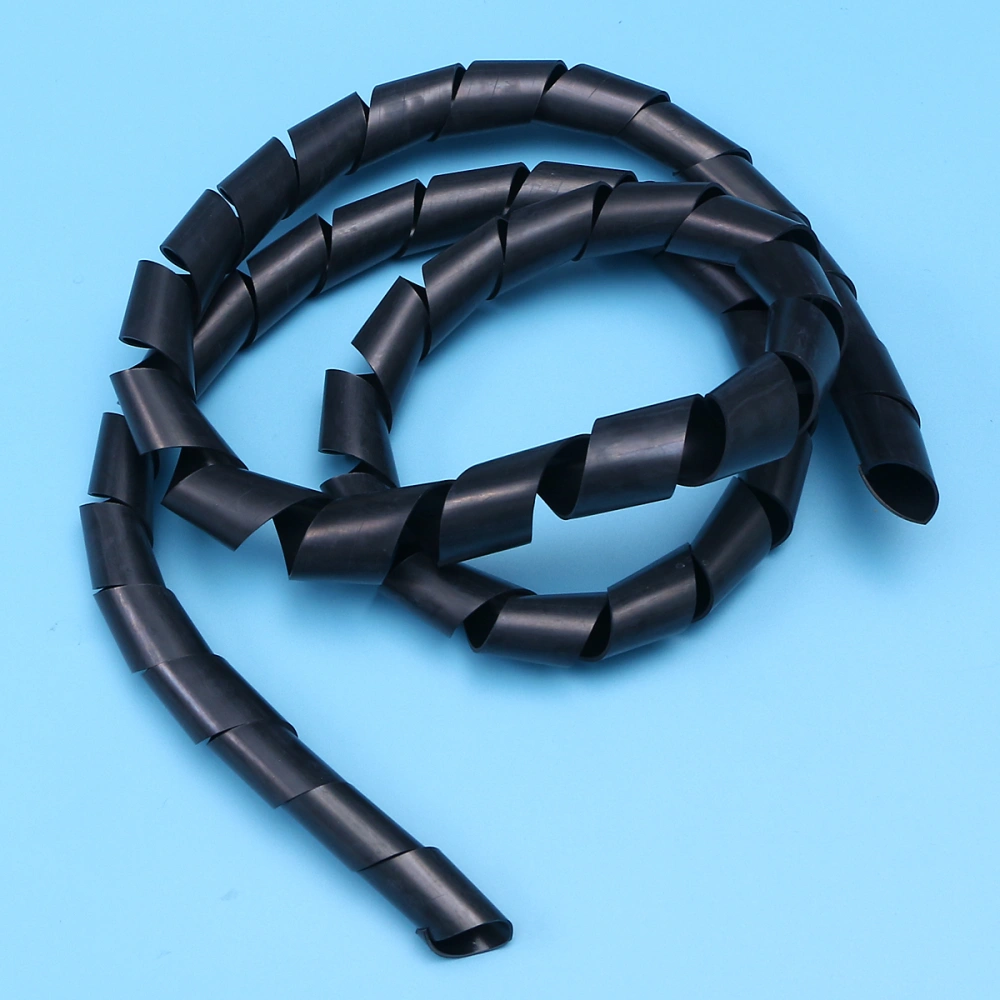 160*25mm Expandable Braided Cable Sleeve PE Self Closing Insulated Flexible Pipe Hose Tube Split Wire Wrap Line Protect (Black)