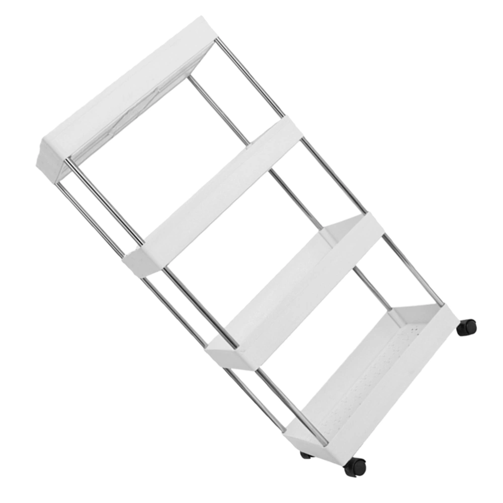 Rolling Utility Cart Trolley Storage Shelf Wheel Storage Holder with Casters