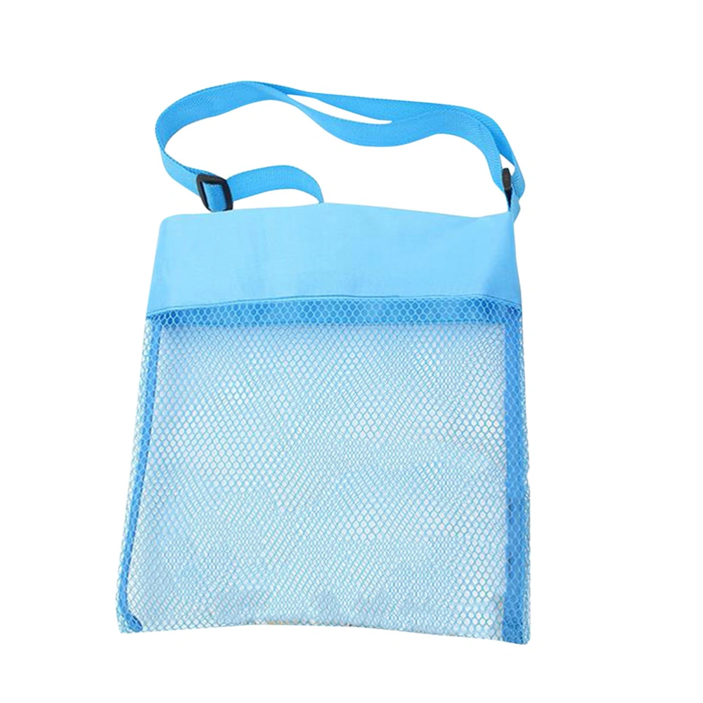 1pc Portable Beach Toy Tote Shell Bag Beach Bag Mesh Pouch for Kids Children