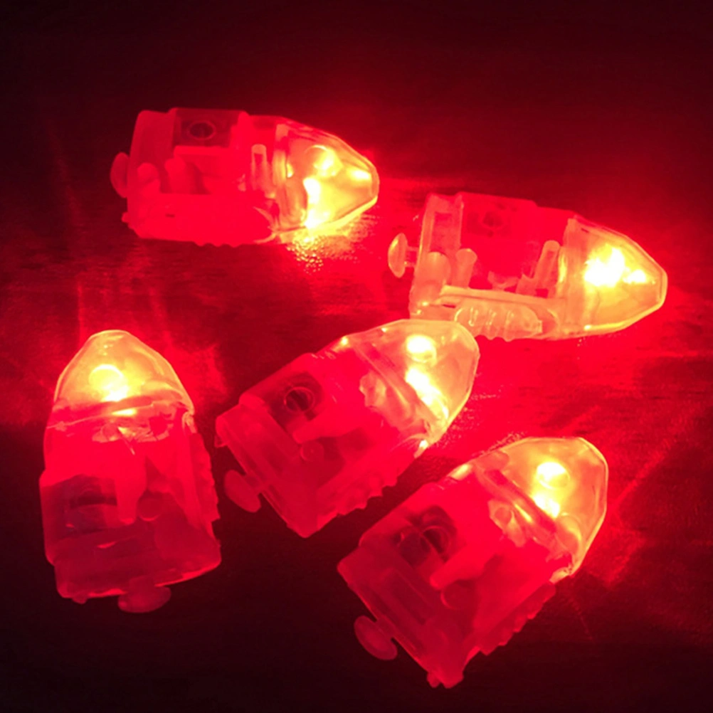 30pcs Superbright Balloon Lights LED Mini Party Light for Paper Lanterns (Red)