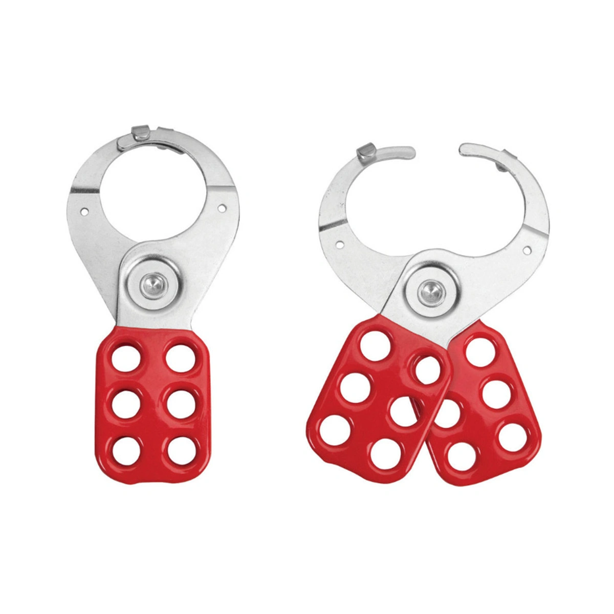 Industrial Safety Six-hole Lockout Hasp with Red Coating