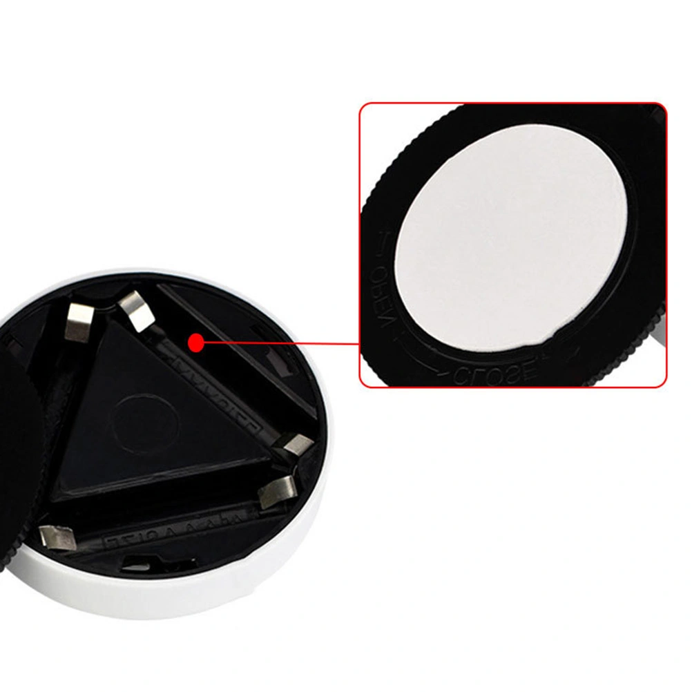 2 Pcs/Pack LED Lamp Touch Light Family Emergency Light Wall Cabinet Night Light without battery (White Light)