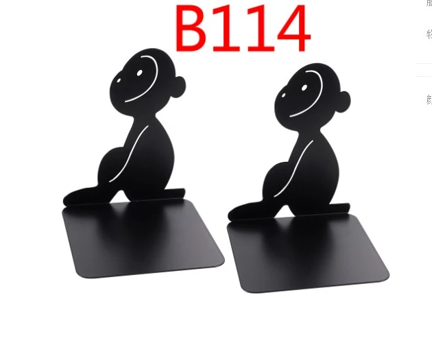 2pcs Table Bookends Delicate Book Organizers Bookends Book Storage Holders for Desk