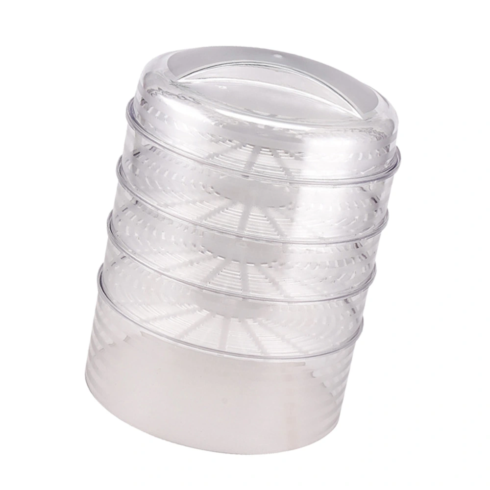 3pcs Insulation Food Cover Transparent Dish Dust Cover Food Lid for Kitchen Home (Lid+Short Cover+High Cover)