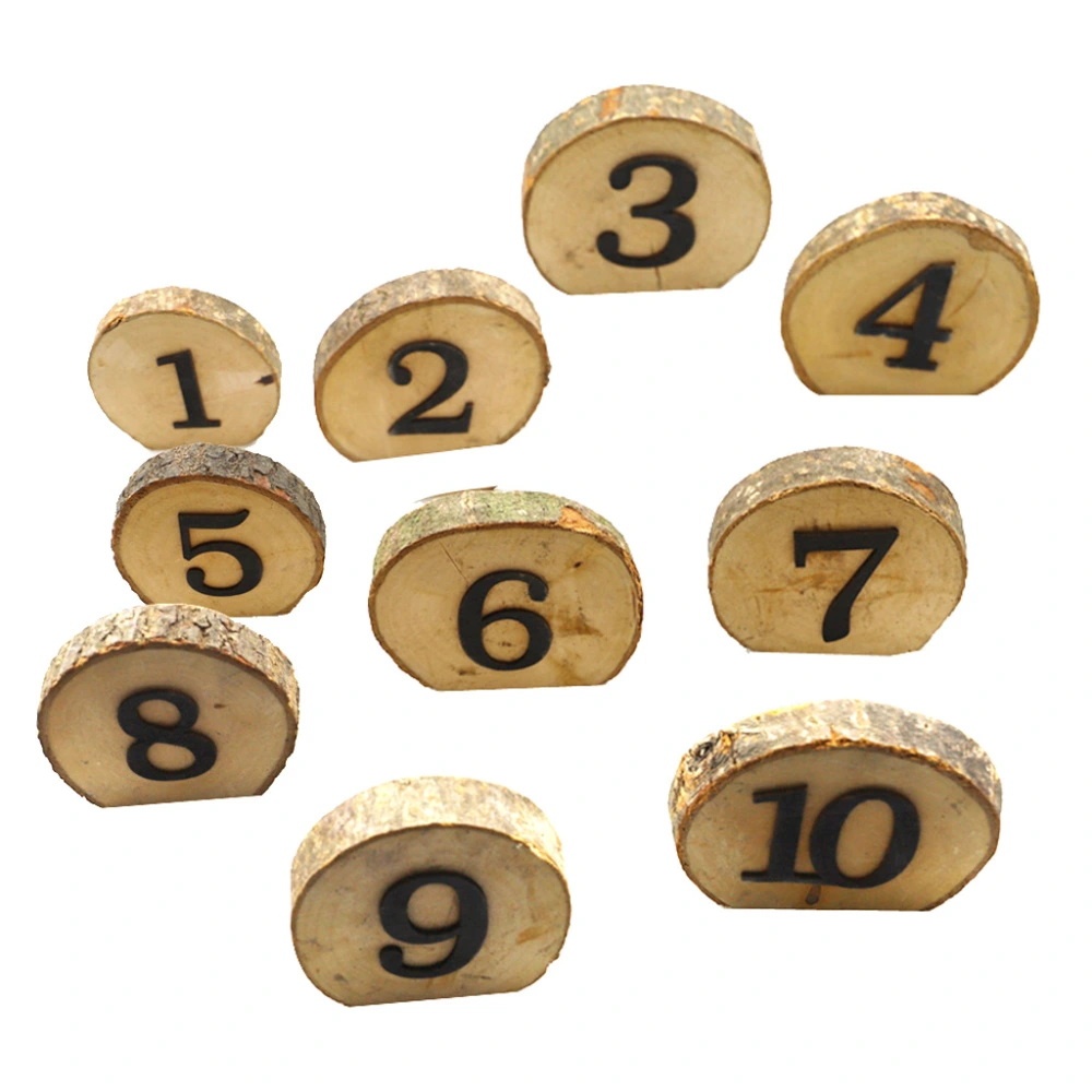 1 Set Of Wood Wedding Table Number Plate Guest Number Sign Wedding Wood Signs