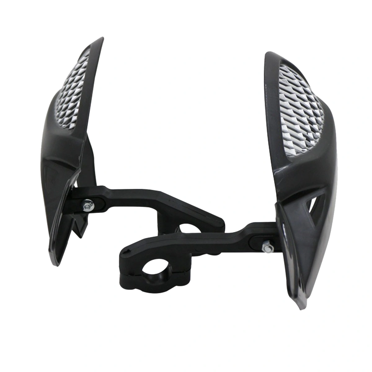 1 Pair Universal Motorcycle Handguards Hand Guards Protectors Motorbike Motocross Protector (Black)