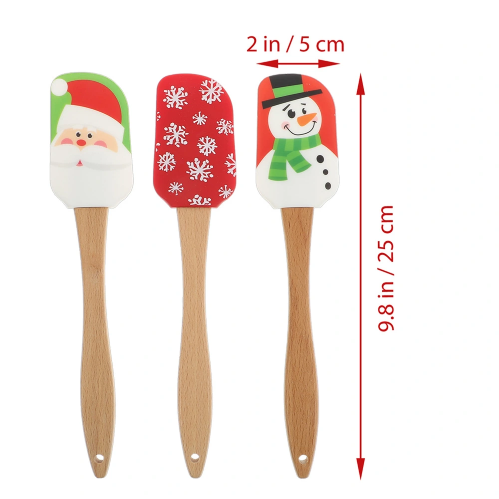 5Pcs Ergonomic Baking Spatulas Kitchen Baking Tools Household Baking Spatulas (Mixed Style)