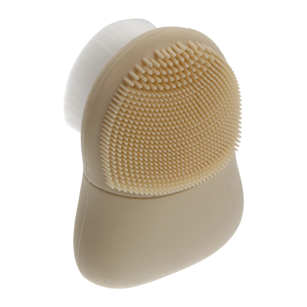 Double Side Facial Cleaning Brush Silicone Massage Face Cleansing Scrubber