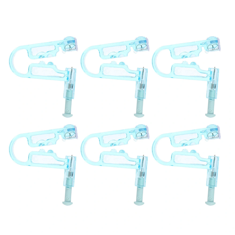 6pcs Ear Piercers Disposable Ear Hole Perforation Tools Ear Piercer Supplies