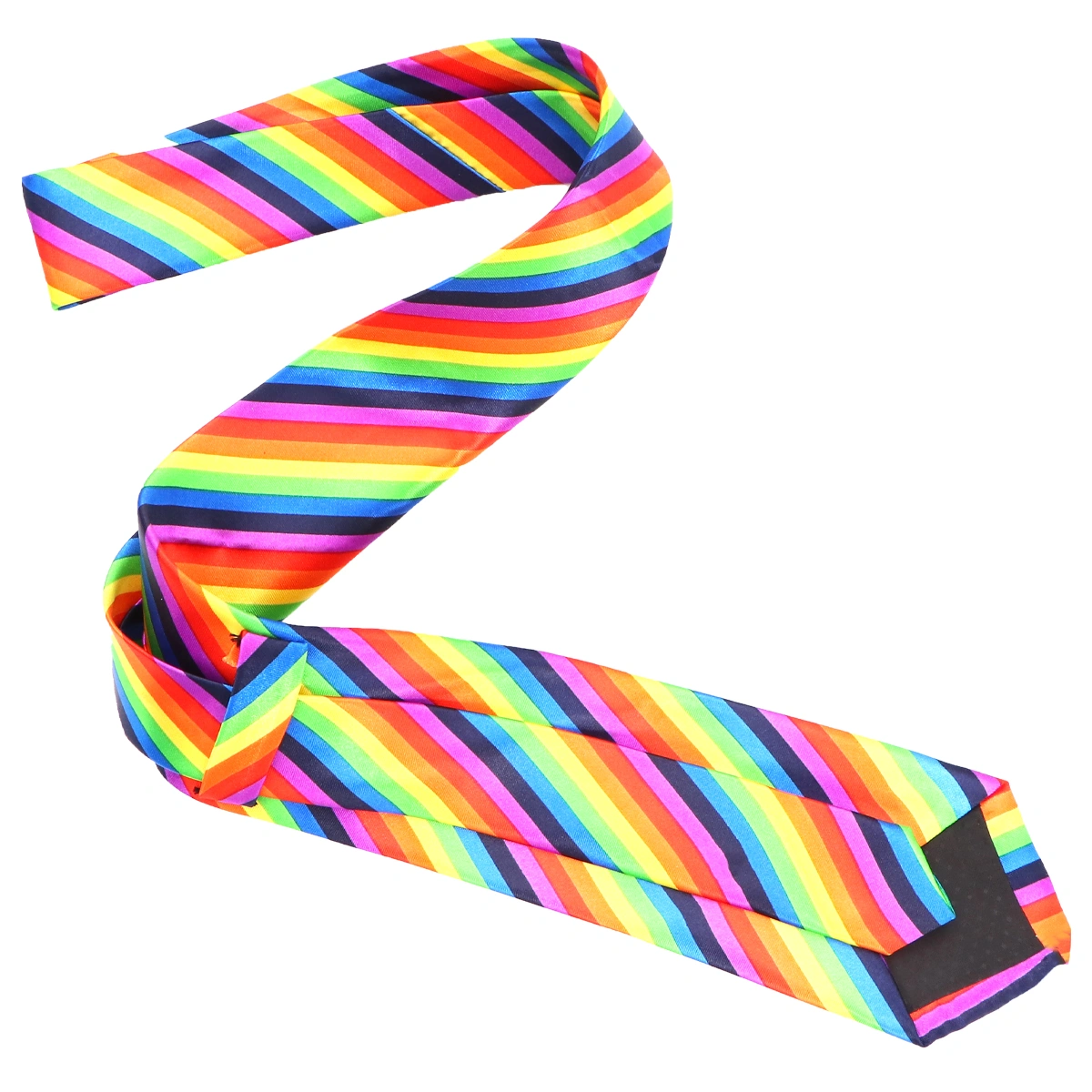 1pc 8cm Width Necktie Casual Rainbow Printing Tie Fashion Necktie Costume Props Party Necktie